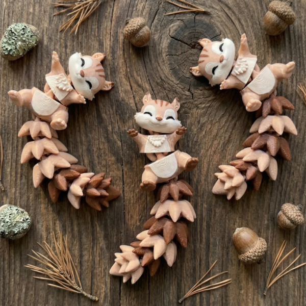 Articulated Cute Flexi Squirrel